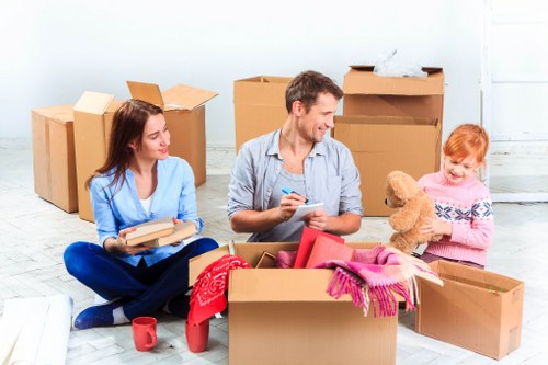 Local van transport for furniture and boxes in Tooting