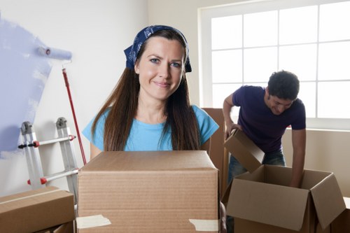 Local moving team handling furniture transport near Tooting Broadway